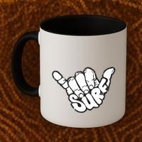 Surfing Hand Coffee Mug thumb 2