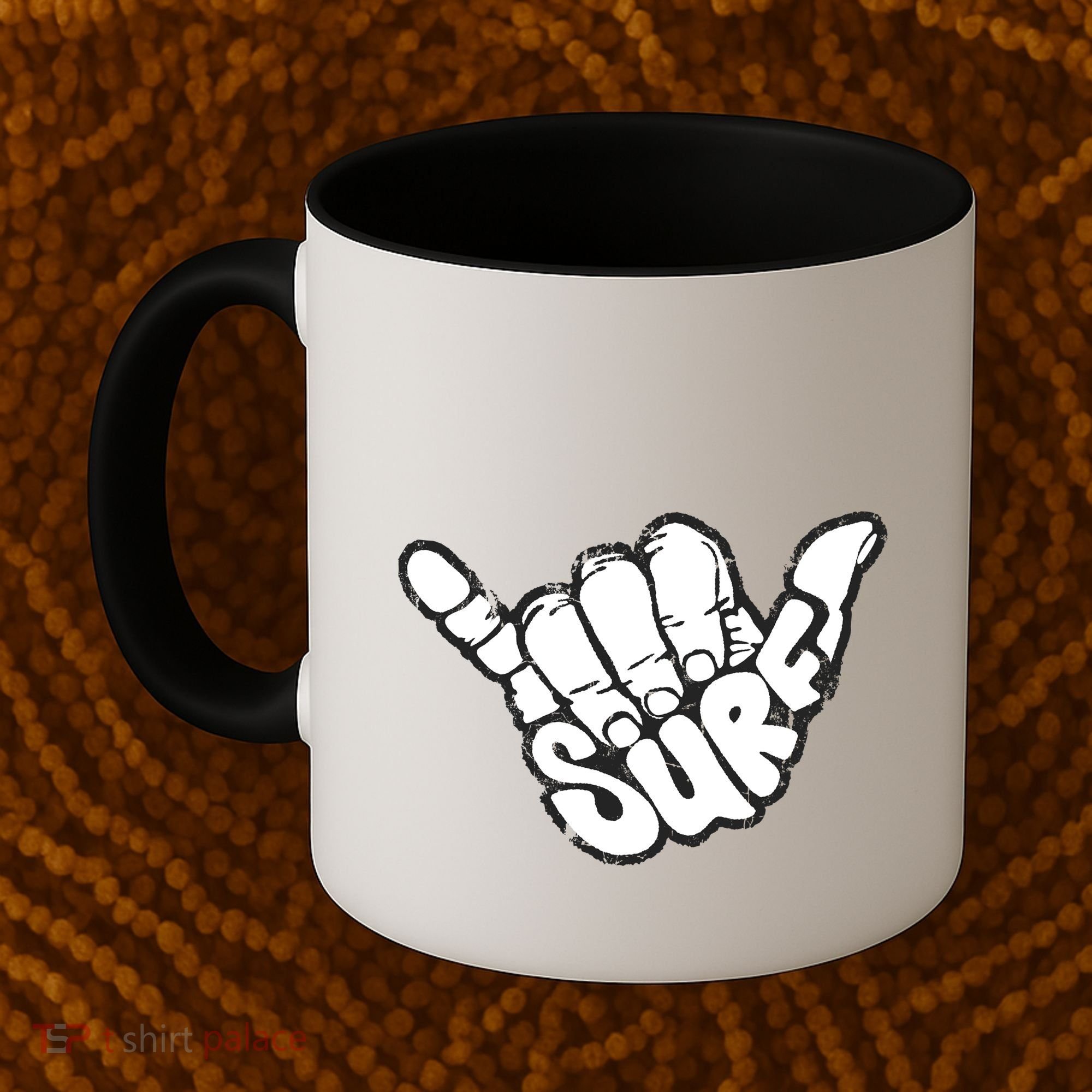 Surfing Hand Coffee Mug