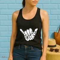 Surfing Hand Women's Tank Top thumb 2