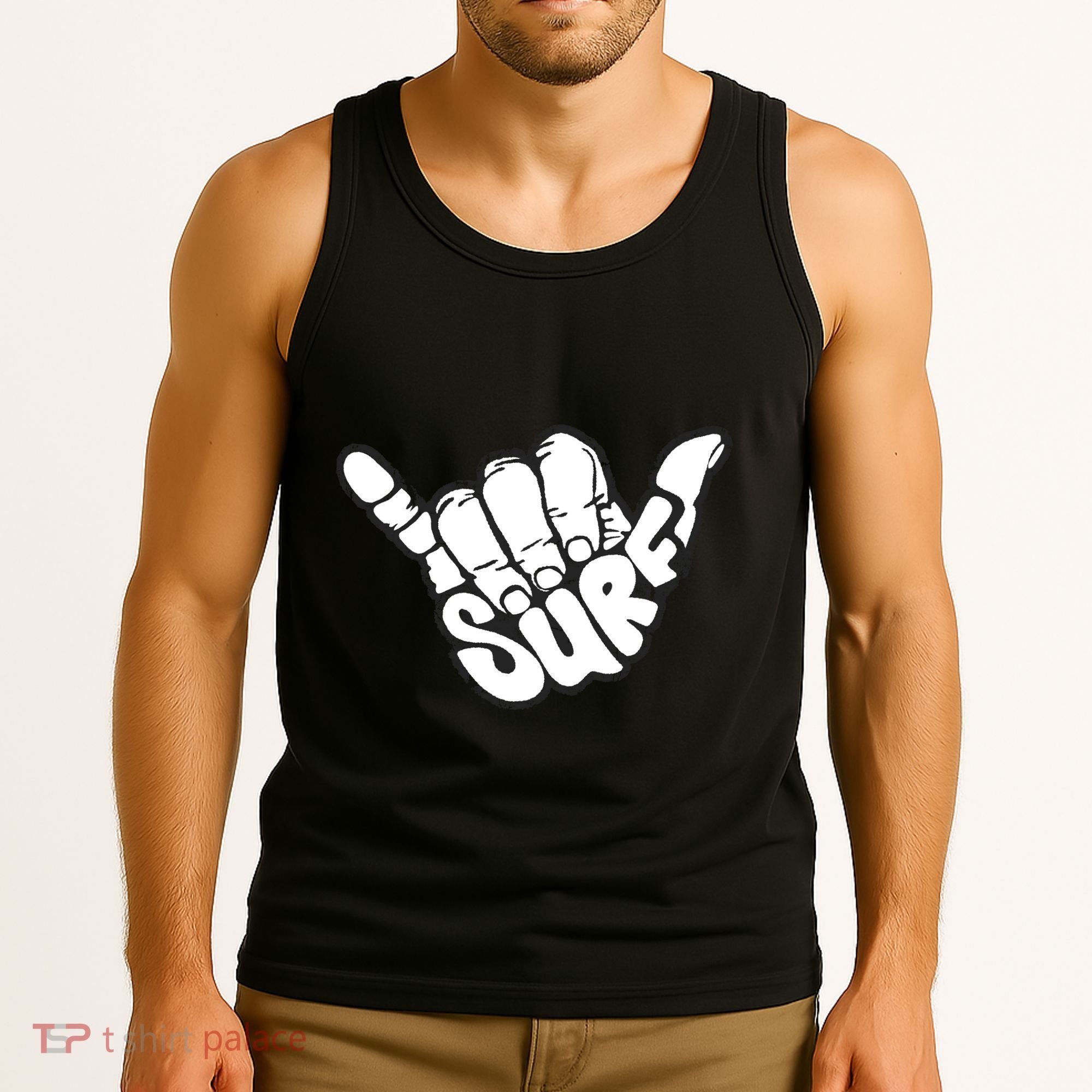 Surfing Hand Tank Top