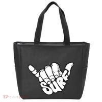 Surfing Hand Tote Bag thumb 0