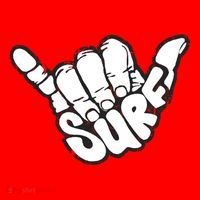 Surfing Hand Santa Hat thumb 1
