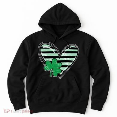 Shamrock Heart St Patrick Day Cute Hoodie