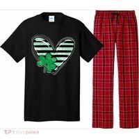 Shamrock Heart St Patrick Day Cute Pajama Set thumb 0