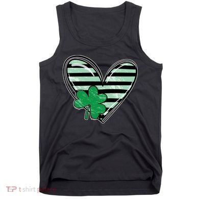 Shamrock Heart St Patrick Day Cute Tank Top
