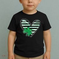 Shamrock Heart St Patrick Day Cute Toddler T-Shirt thumb 2