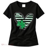 Shamrock Heart St Patrick Day Cute Women's T-Shirt thumb 0