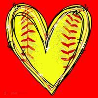 Softball Heart Softball Game Day Softball Mom Lovers Gift Santa Hat thumb 1