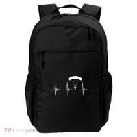 Skydiving Heartbeat Skydiver Skydive EKG Pulse Jump Backpack thumb 0