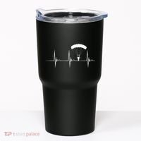 Skydiving Heartbeat Skydiver Skydive EKG Pulse Jump Tumbler thumb 0