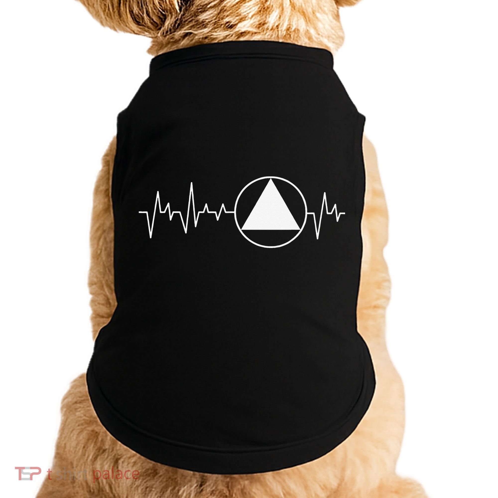 Sobriety Heartbeat Sober Recovery Abstinence AA NA Doggie Tank