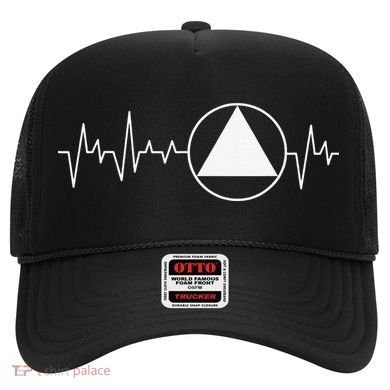Sobriety Heartbeat Sober Recovery Abstinence AA NA Hat