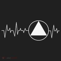 Sobriety Heartbeat Sober Recovery Abstinence AA NA Golf Towel thumb 3
