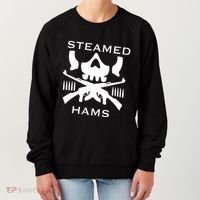 Steamed Hams Skull Guns Women's Sweatshirt thumb 0