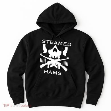 Steamed Hams Skull Guns Hoodie