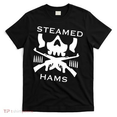 Steamed Hams Skull Guns T-Shirt