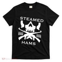 Steamed Hams Skull Guns T-Shirt thumb 0