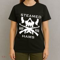 Steamed Hams Skull Guns T-Shirt thumb 4