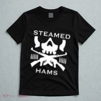 Steamed Hams Skull Guns T-Shirt thumb 5