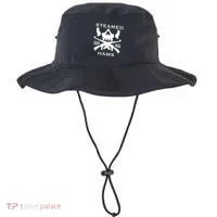 Steamed Hams Skull Guns Bucket Hat thumb 0