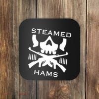 Steamed Hams Skull Guns Coaster thumb 0