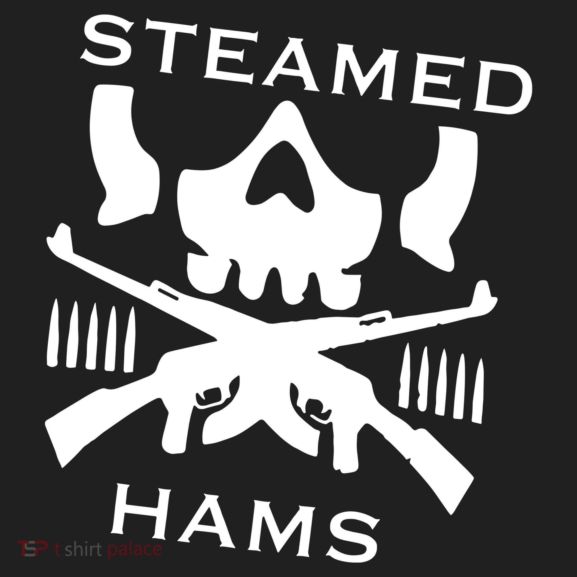 Steamed Hams Skull Guns Tumbler