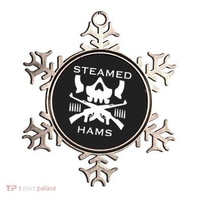 Steamed Hams Skull Guns Ornament