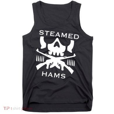Steamed Hams Skull Guns Tank Top
