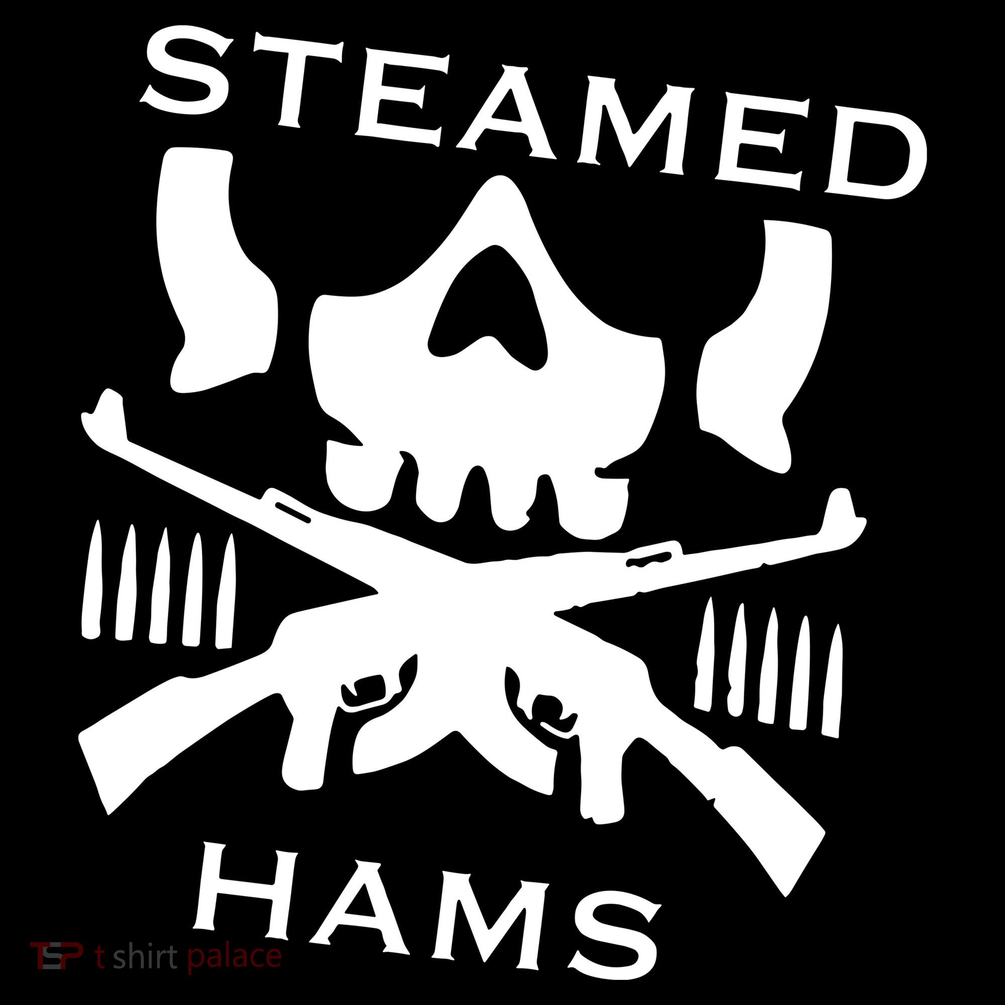 Steamed Hams Skull Guns Toddler T-Shirt