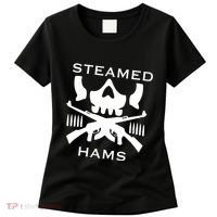 Steamed Hams Skull Guns Women's T-Shirt thumb 0