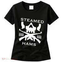 Steamed Hams Skull Guns Women's T-Shirt thumb 0