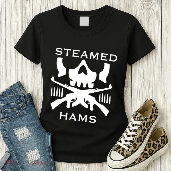 Steamed Hams Skull Guns Women's T-Shirt