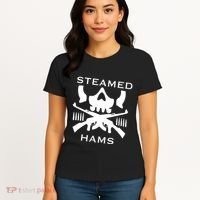 Steamed Hams Skull Guns Women's T-Shirt thumb 4