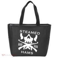 Steamed Hams Skull Guns Tote Bag thumb 0