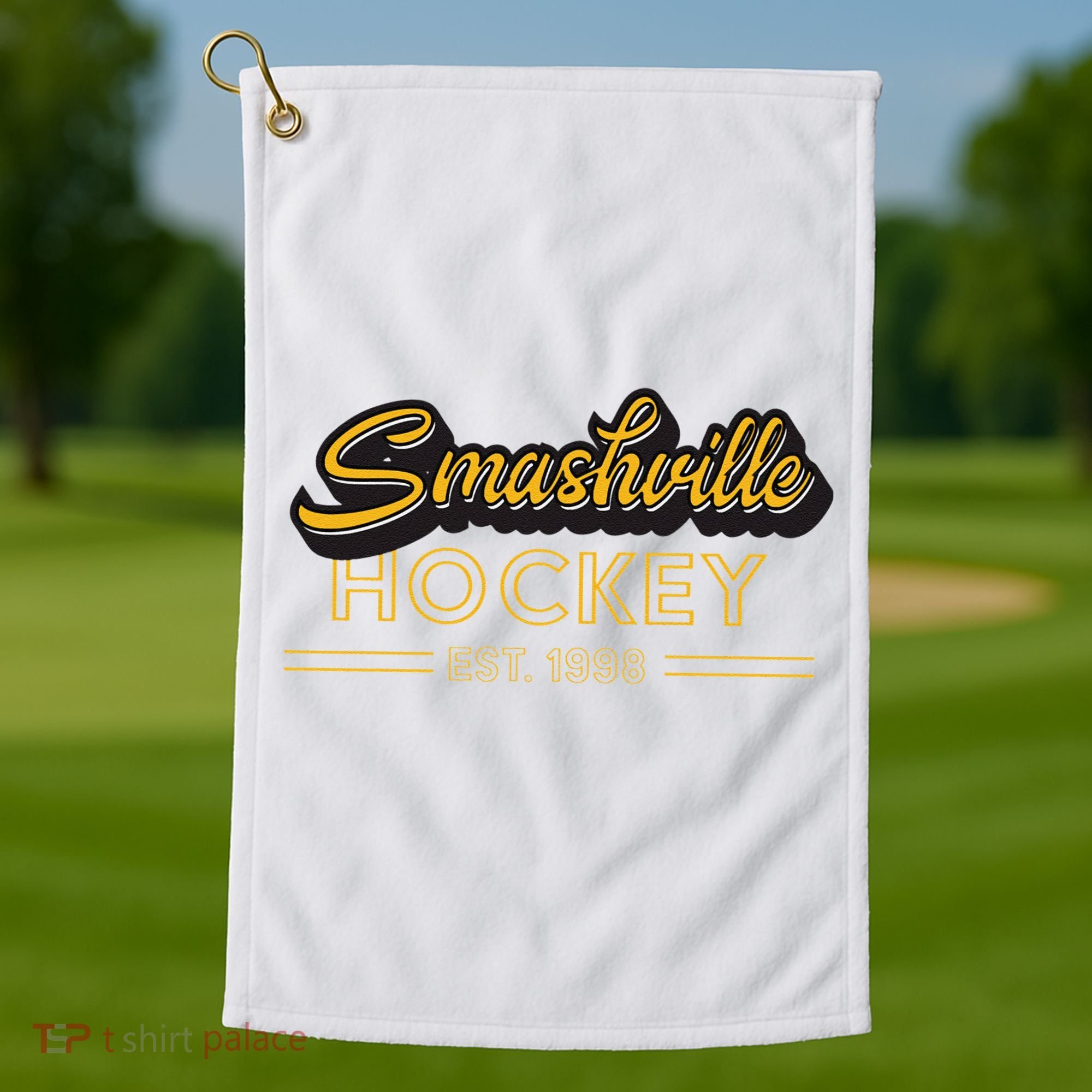 Smashville Hockey Golf Towel