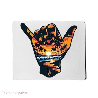 Shaka Hand Sign Aloha Surfing Surf Summer Vacation Beach  Mousepad