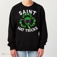Saint Hattrick St Patrick's Day Hockey Hat Tricks Women's Sweatshirt thumb 0