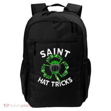 Saint Hattrick St Patrick's Day Hockey Hat Tricks Backpack