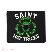 Saint Hattrick St Patrick's Day Hockey Hat Tricks Mousepad thumb 0
