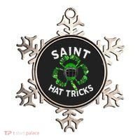 Saint Hattrick St Patrick's Day Hockey Hat Tricks Ornament thumb 0
