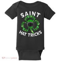 Saint Hattrick St Patrick's Day Hockey Hat Tricks Baby Bodysuit thumb 0