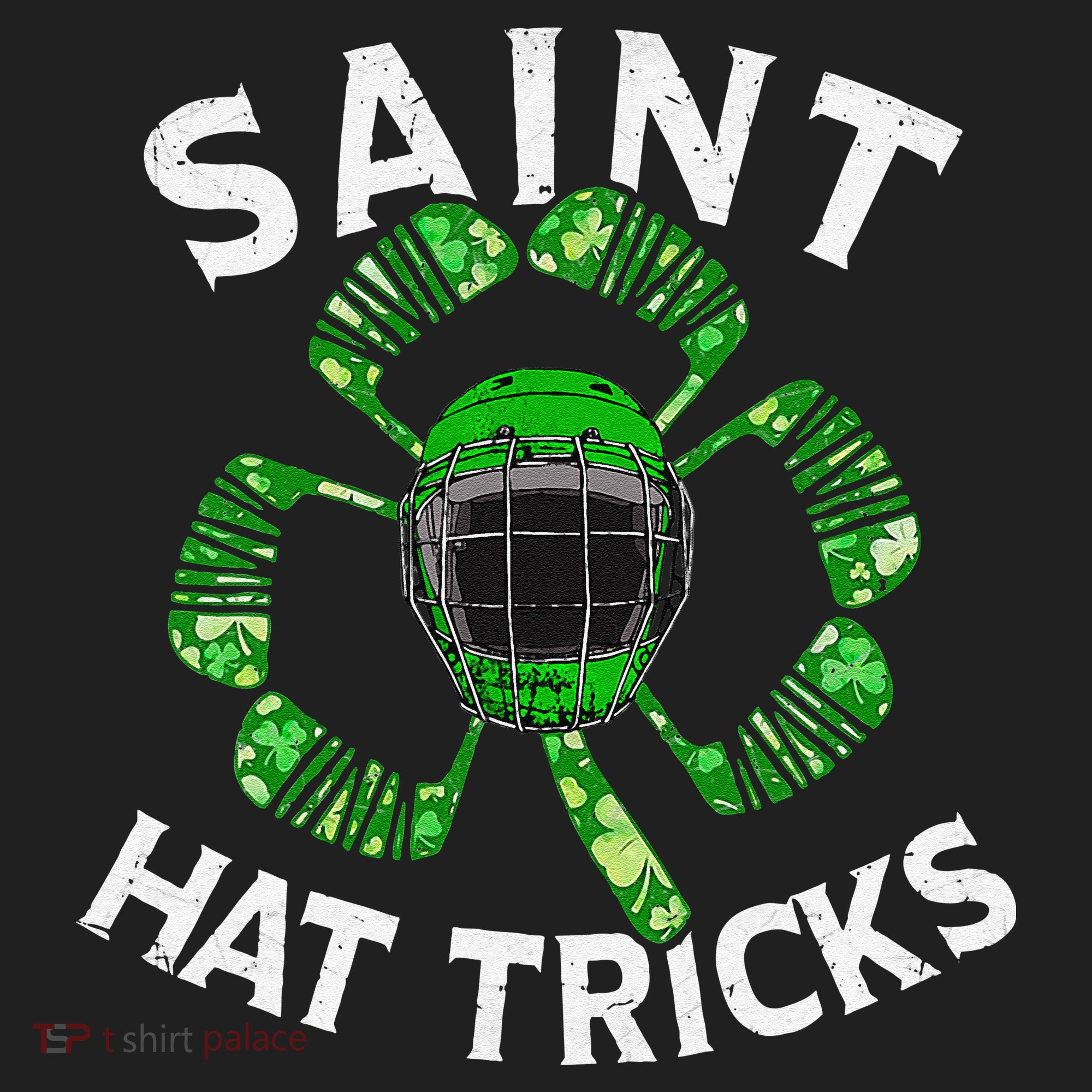 Saint Hattrick St Patrick's Day Hockey Hat Tricks Hat