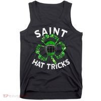 Saint Hattrick St Patrick's Day Hockey Hat Tricks Tank Top thumb 0