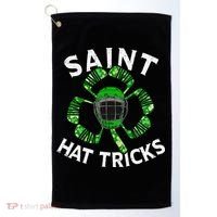 Saint Hattrick St Patrick's Day Hockey Hat Tricks Golf Towel thumb 0