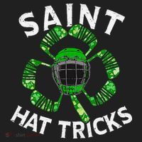 Saint Hattrick St Patrick's Day Hockey Hat Tricks Golf Towel thumb 3