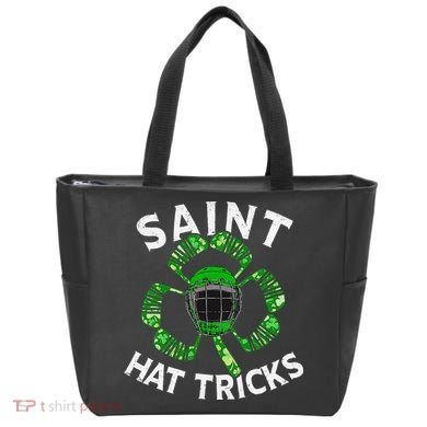 Saint Hattrick St Patrick's Day Hockey Hat Tricks Tote Bag