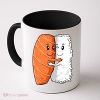 Sushi Hug Sushi Lovers Sushi Hugging Rice Sushi Lovers Gift Coffee Mug thumb 0