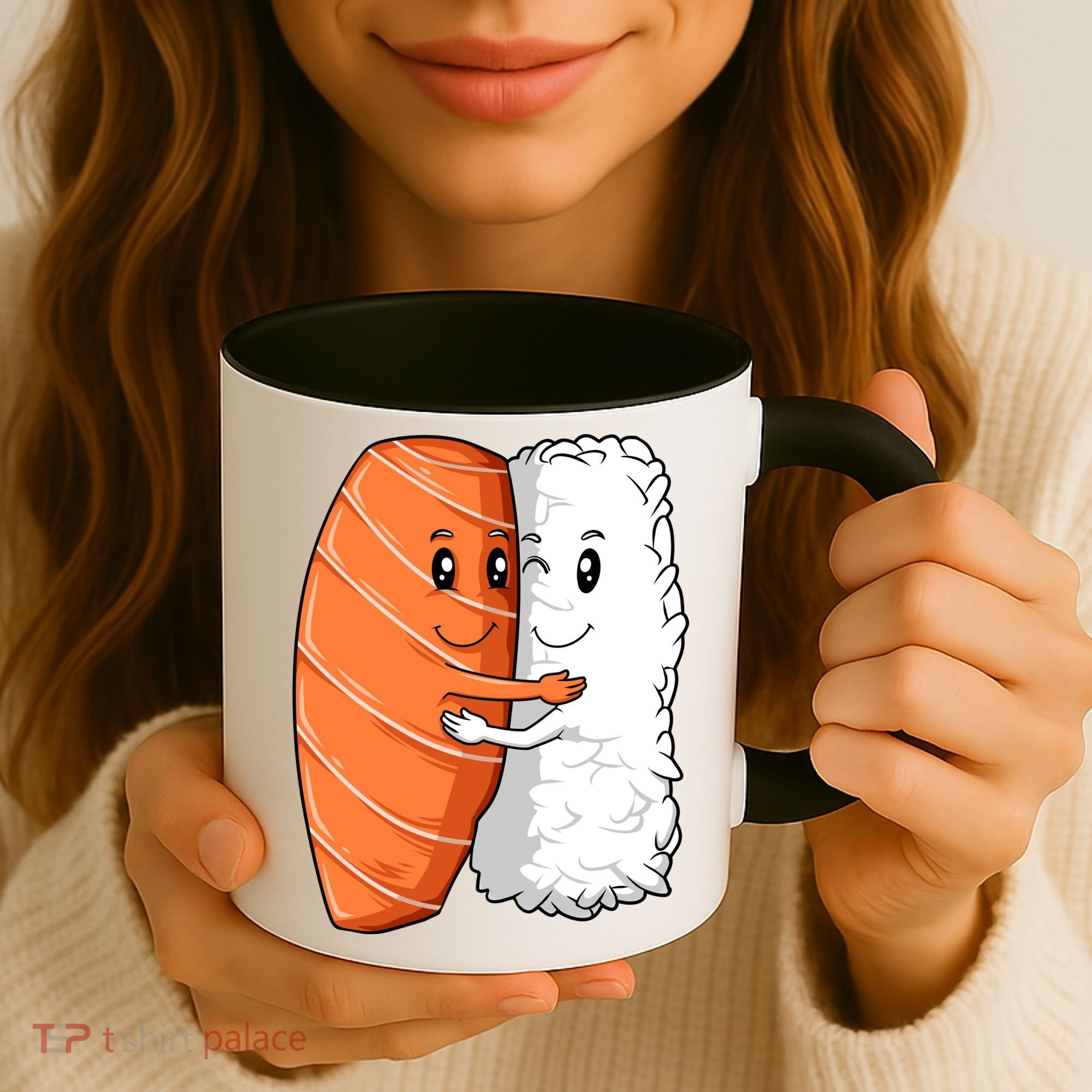 Sushi Hug Sushi Lovers Sushi Hugging Rice Sushi Lovers Gift Coffee Mug