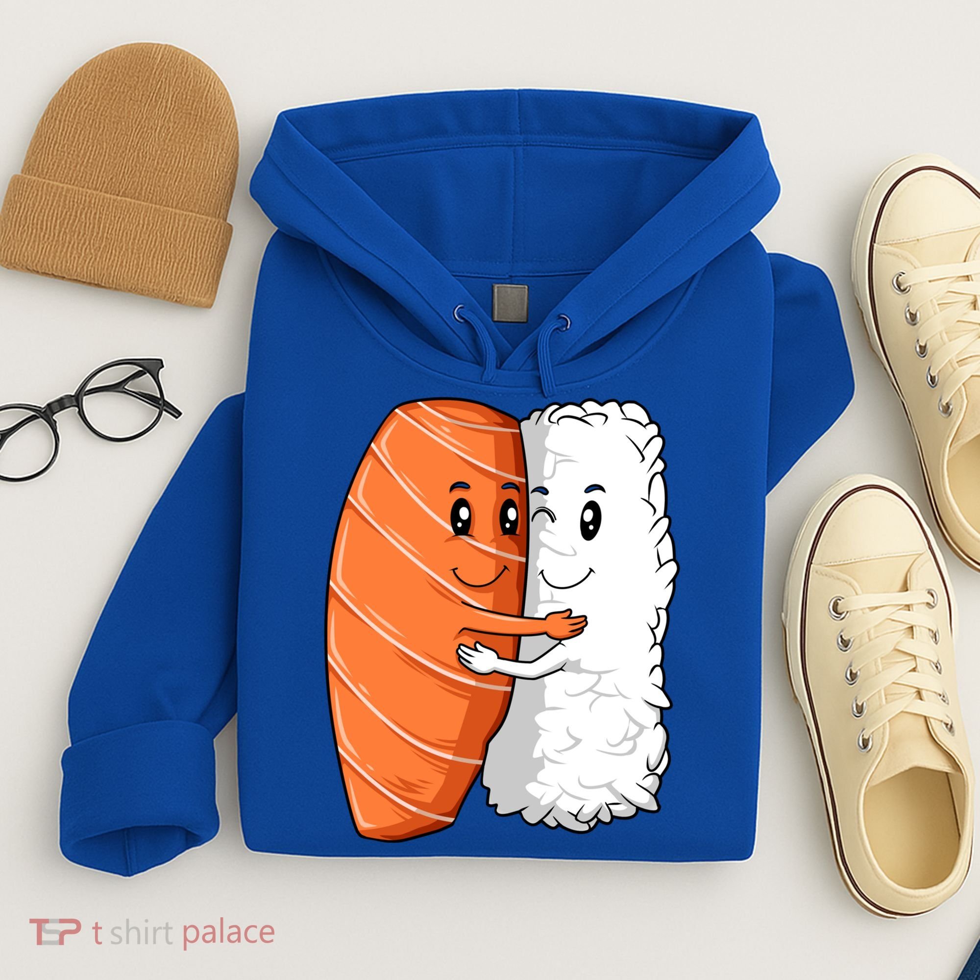 Sushi Hug Sushi Lovers Sushi Hugging Rice Sushi Lovers Gift Hoodie