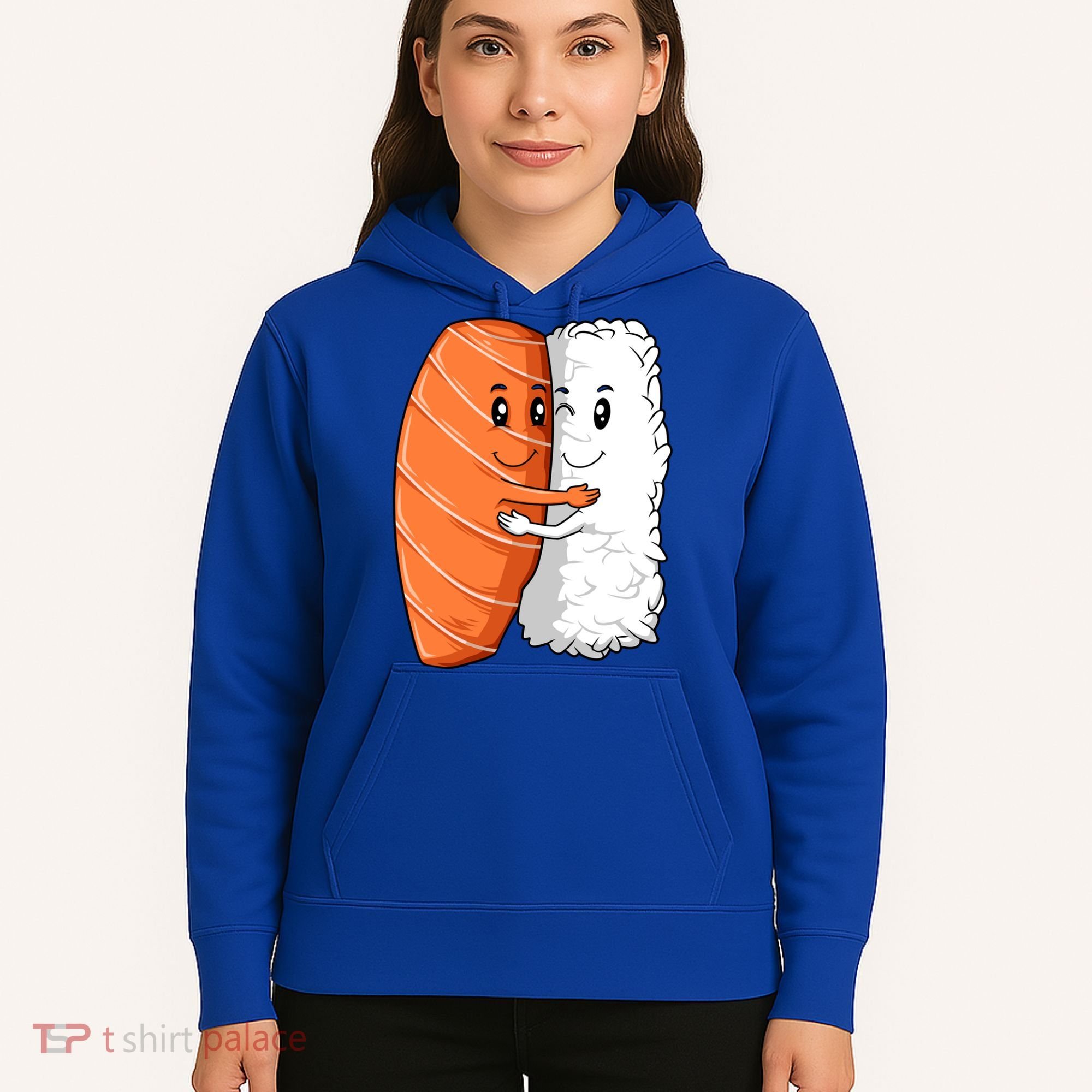 Sushi Hug Sushi Lovers Sushi Hugging Rice Sushi Lovers Gift Hoodie